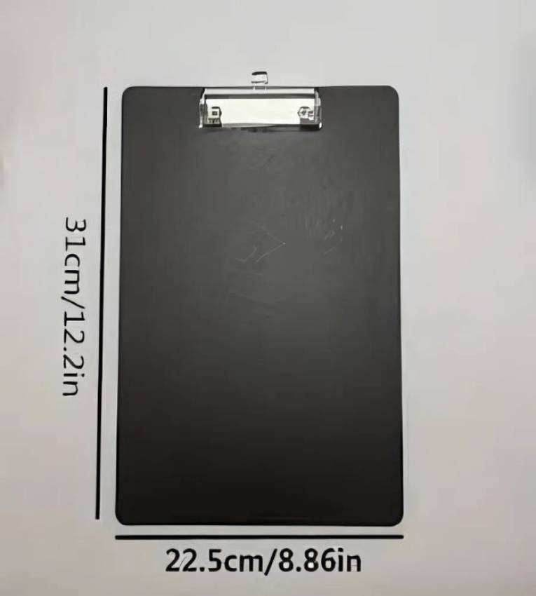 Bloc à Pince A4 en plastique – Support Robuste pour Prise de Notes et Organisation